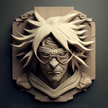 3D model Kabuto Yakushi from Naruto (STL)